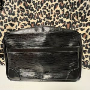LV Black Epi Trocadero bag